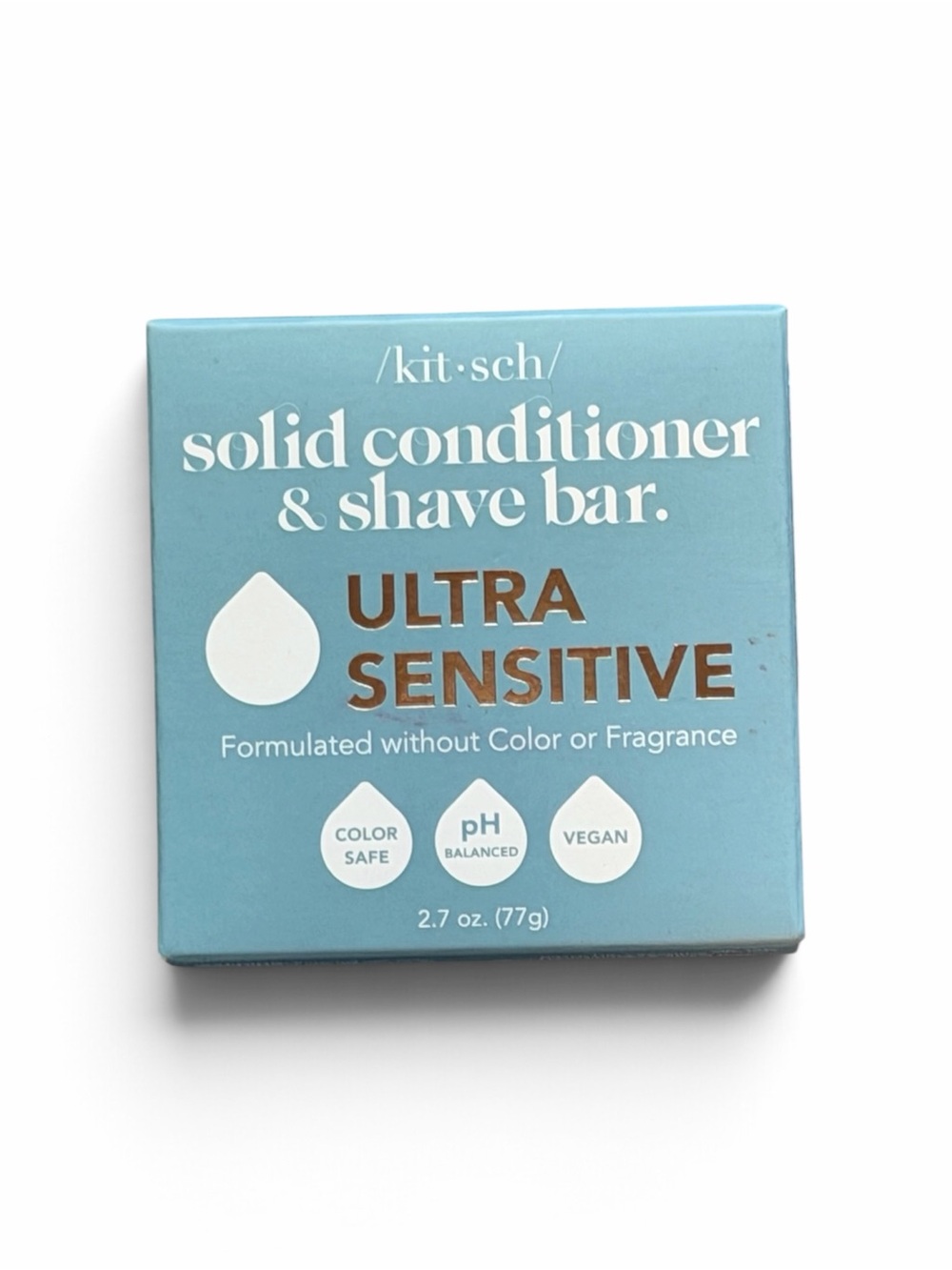 Kitsch Ultra Sensitive Solid Conditioner & Shave Bar - 2.7 oz NIB